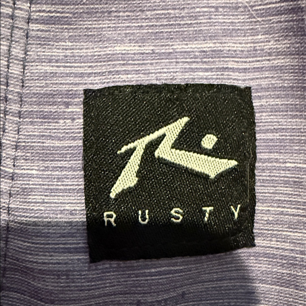 Rusty Men's Indigo Board Shorts Sz 34 EUC - Picture 3 of 4